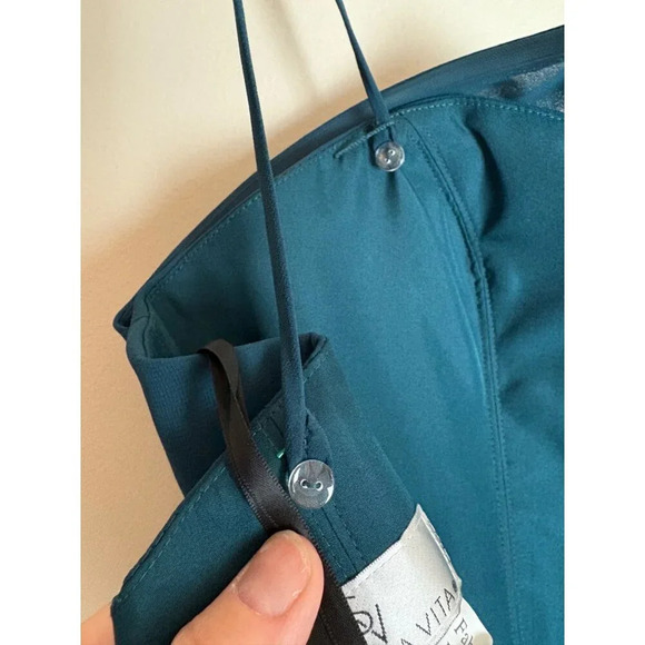 Sorella Vita NWT Notched Neckline Bridesmaid Dress Evening Gown Prom Size 10 - Picture 7 of 11